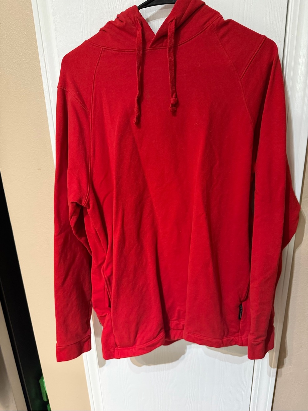 Men's Red Pullover Hoodie - Classic Everyday Hooded Sweatshirt